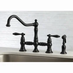 Kingston Brass Restoration Kitchen Faucet with Side Sprayer