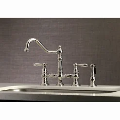 Kingston Brass Restoration Kitchen Faucet with Side Sprayer