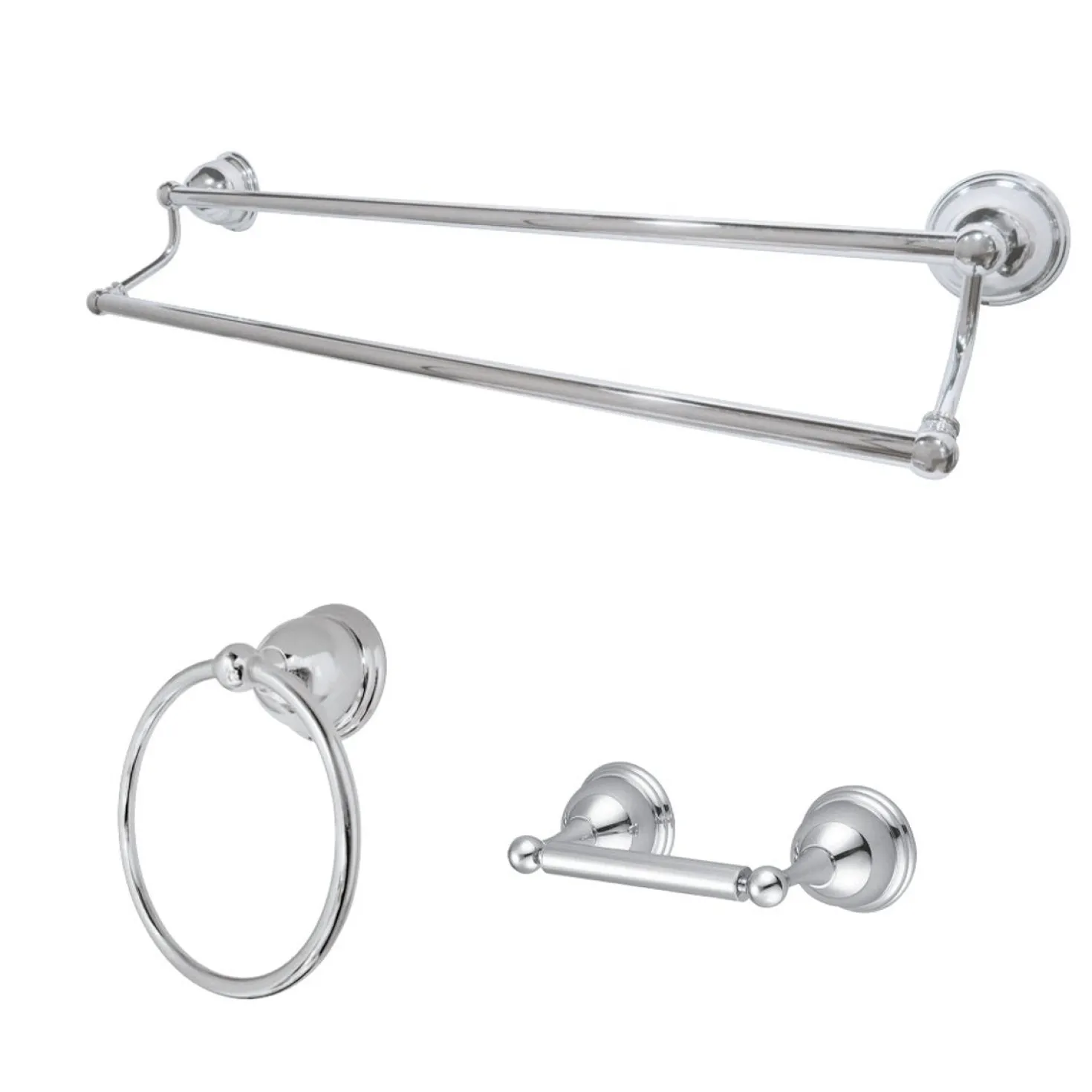 Kingston Brass Restoration 3-Piece Bathroom Hardware
