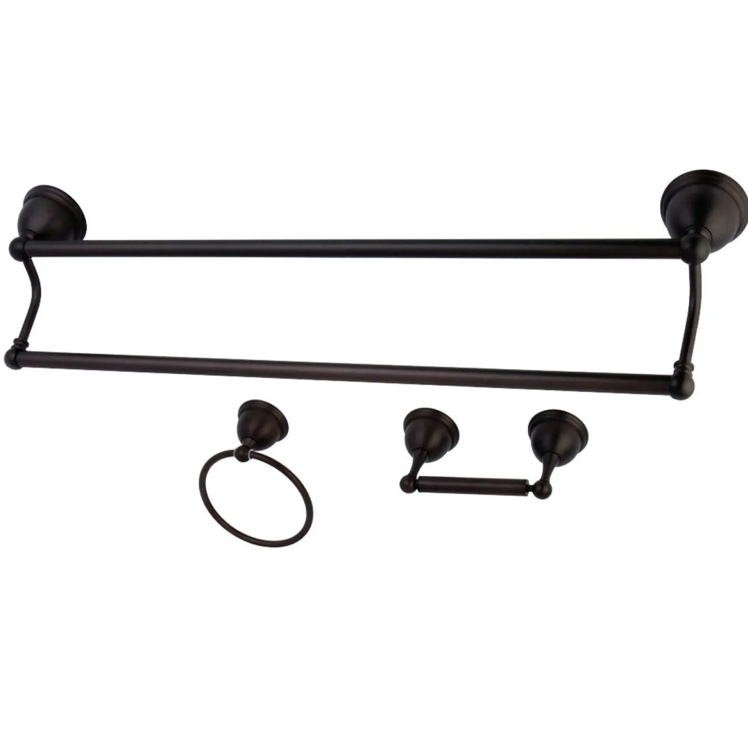 Kingston Brass Restoration 3-Piece Bathroom Hardware