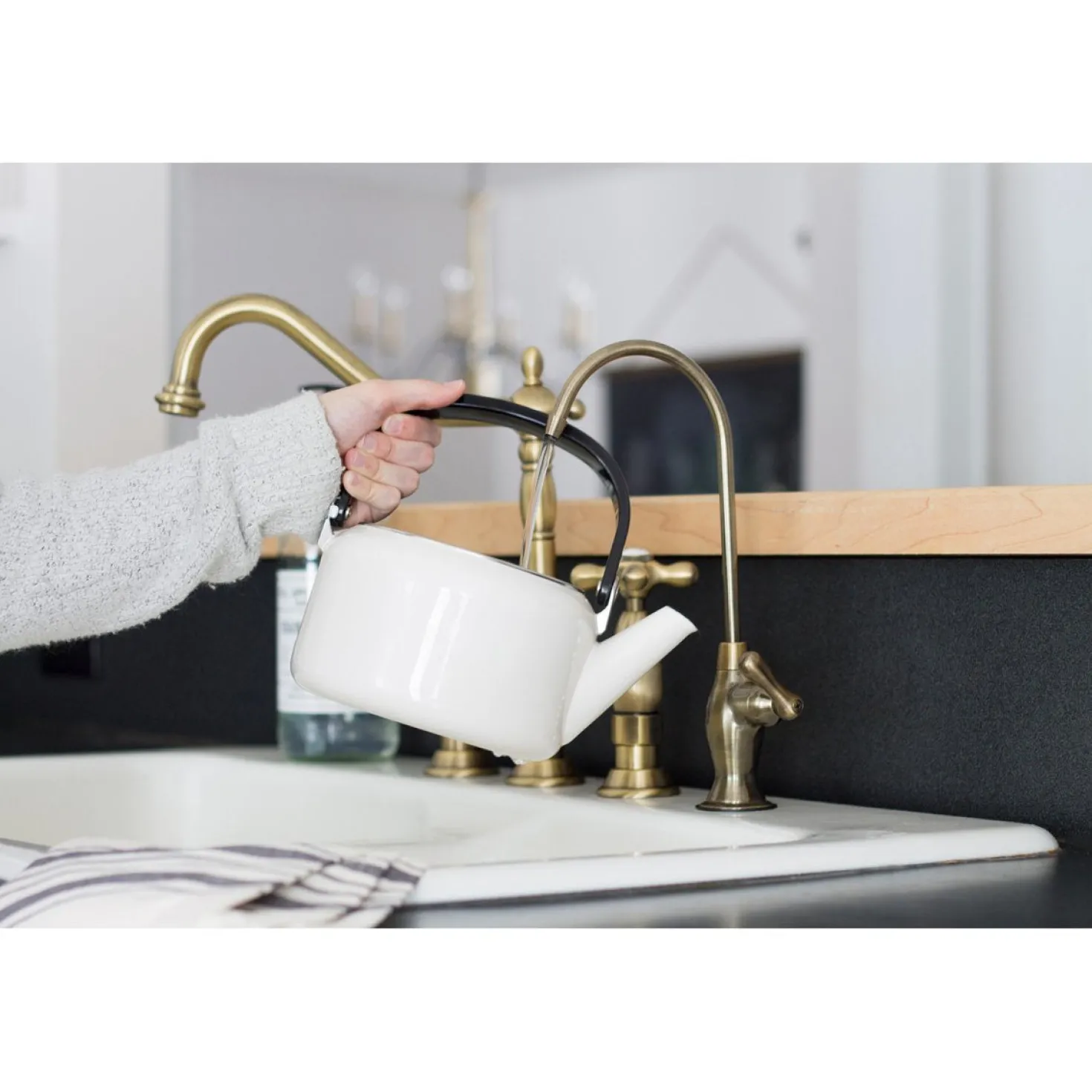 Kingston Brass Restoration Reverse Osmosis System Filtration Water Air Gap Faucet