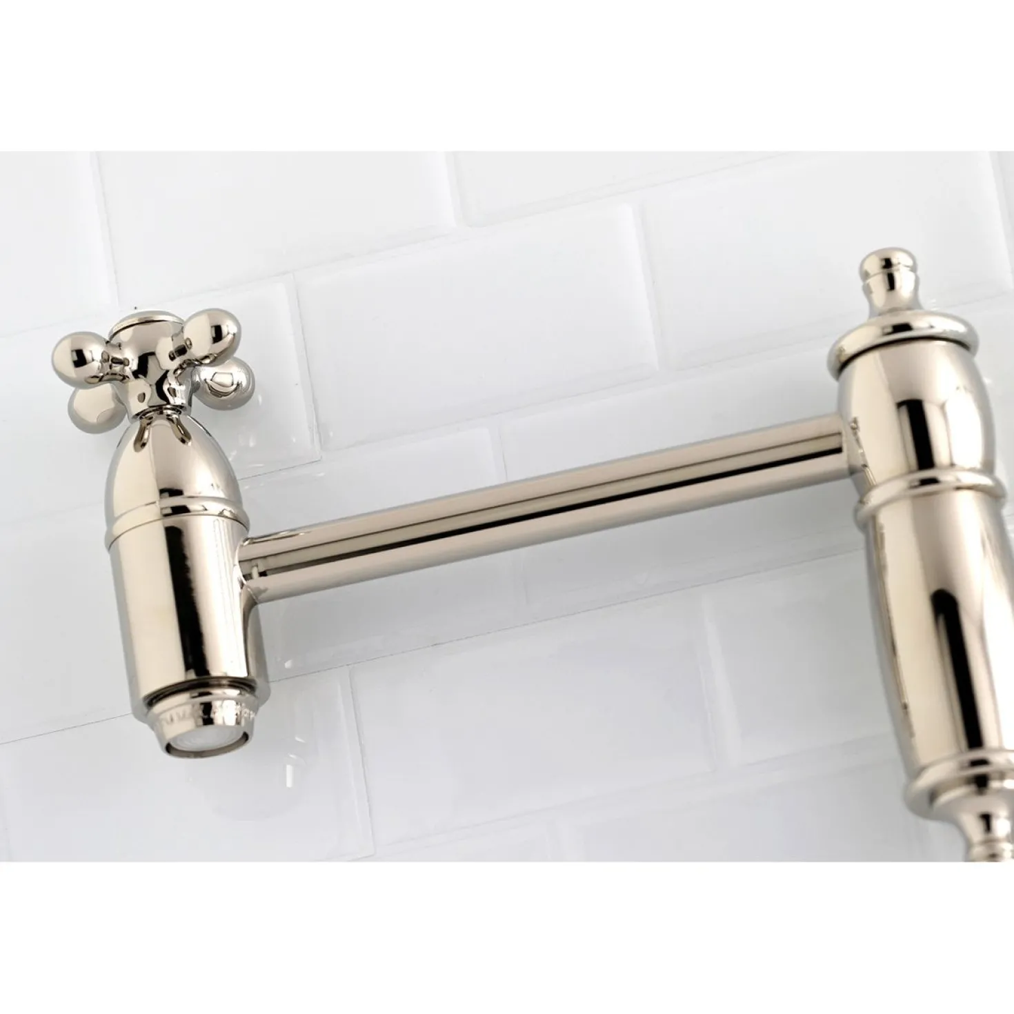 Kingston Brass Restoration Single Hole Wall Mount Pot Filler Kitchen Faucet