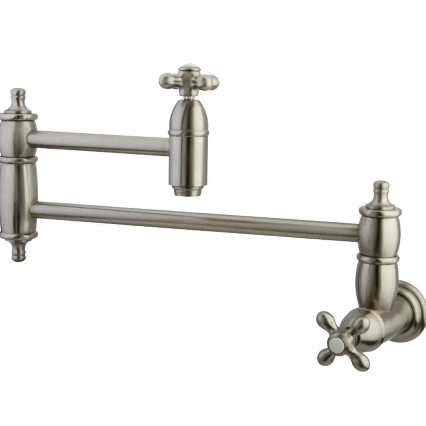 Kingston Brass Restoration Single Hole Wall Mount Pot Filler Kitchen Faucet
