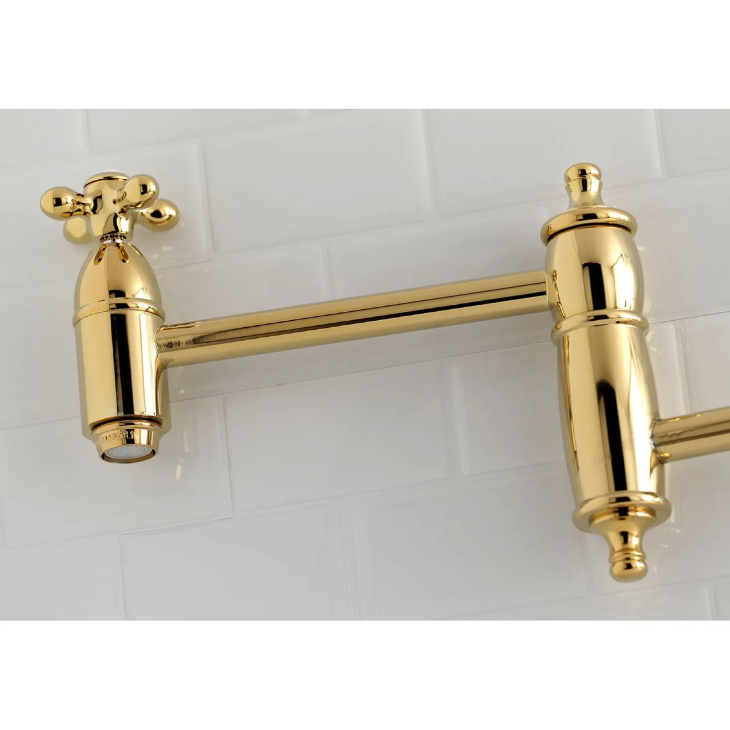 Kingston Brass Restoration Single Hole Wall Mount Pot Filler Kitchen Faucet