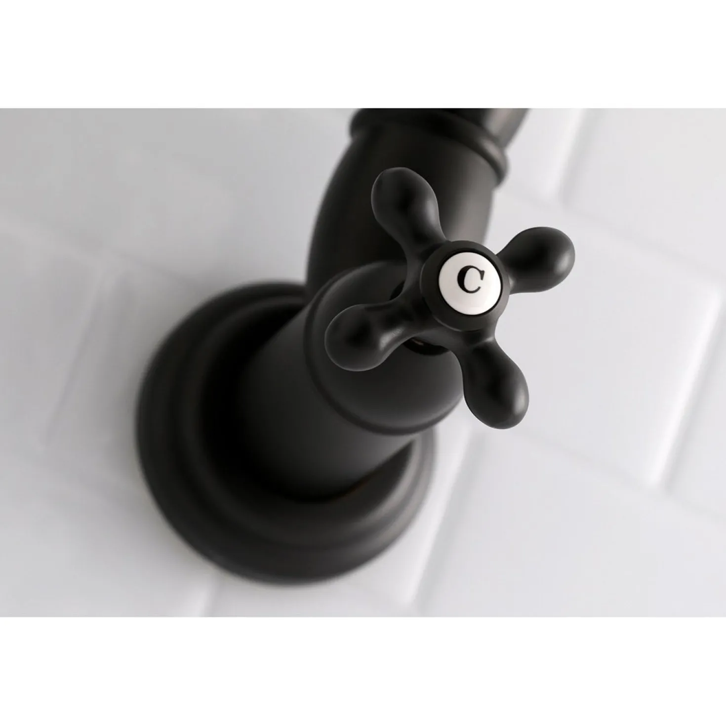 Kingston Brass Restoration Single Hole Wall Mount Pot Filler Kitchen Faucet