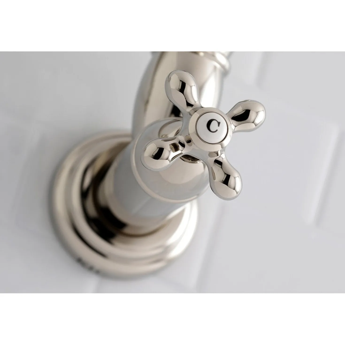 Kingston Brass Restoration Single Hole Wall Mount Pot Filler Kitchen Faucet