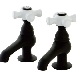 Kingston Brass Restoration Two-Handle Basin Tap Faucet