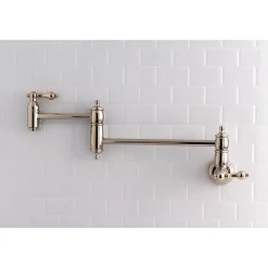 Kingston Brass Restoration Wall Mount Pot Filler Kitchen Faucet