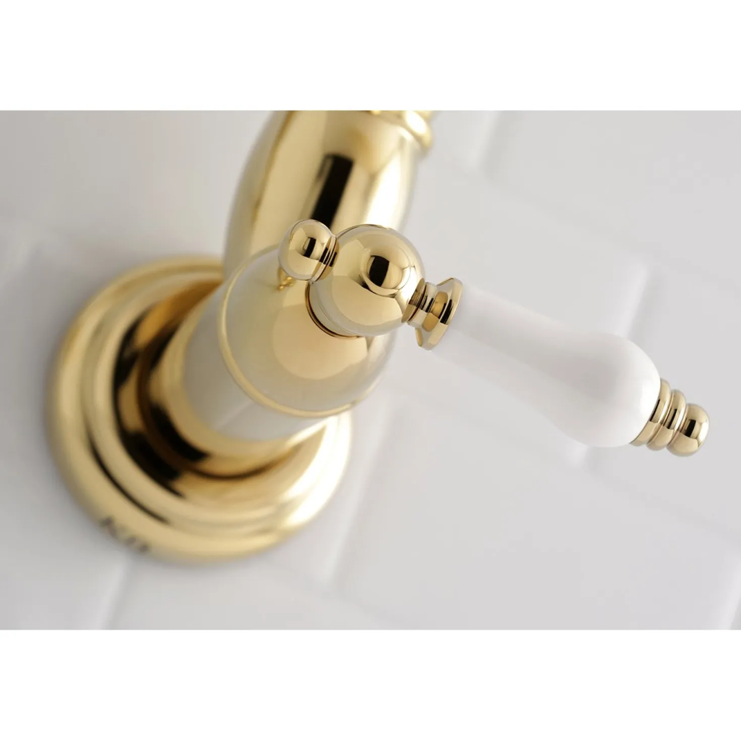 Kingston Brass Restoration Wall Mount Single Hole Pot Filler Kitchen Faucet