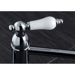 Kingston Brass Restoration Wall Mount Single Hole Pot Filler Kitchen Faucet