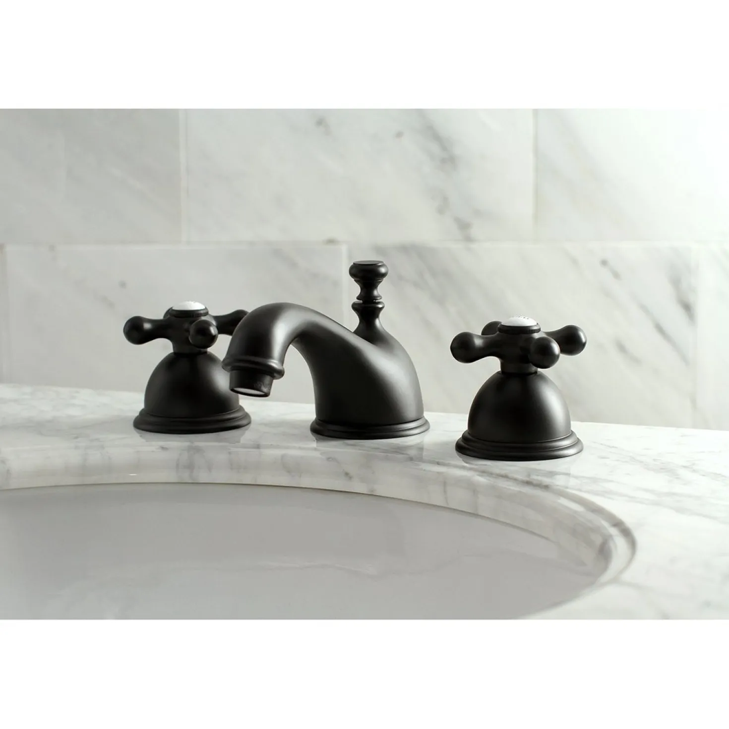 Kingston Brass Restoration 8" Widespread Bathroom Faucet