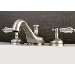 Kingston Brass Roman Tub Filler with Cross Handle