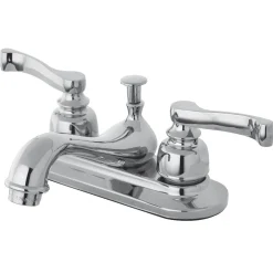 Kingston Brass Royale 4" Centerset Deck Mount Bathroom Faucet