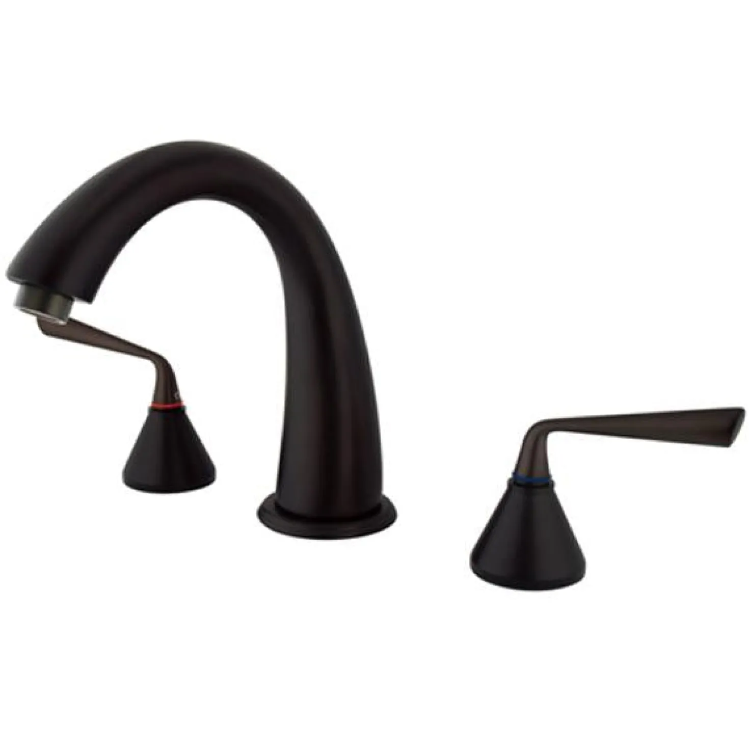 Kingston Brass Royale Contemporary Two Handle Solid Brass Roman Tub Filler