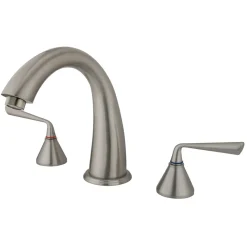 Kingston Brass Royale Contemporary Two Handle Solid Brass Roman Tub Filler