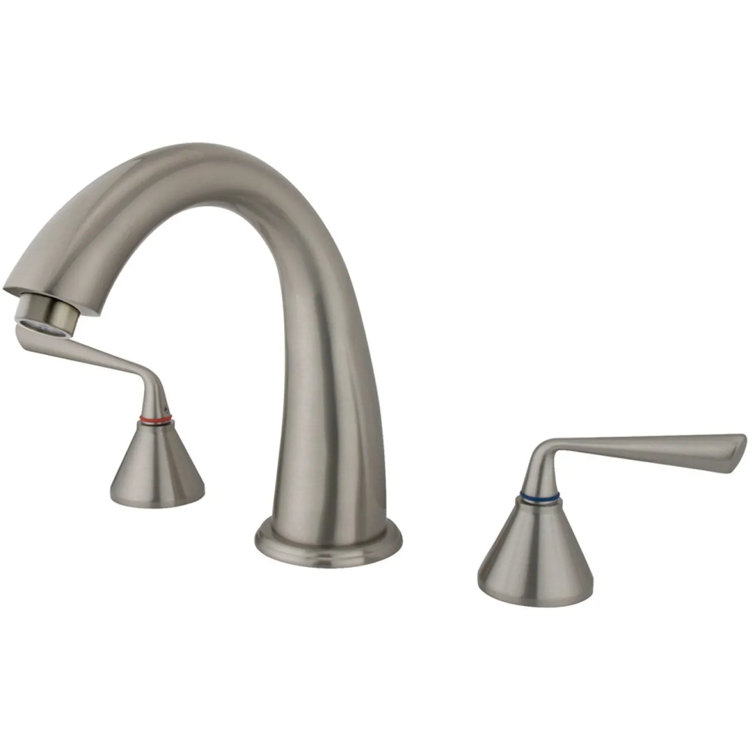 Kingston Brass Royale Contemporary Two Handle Solid Brass Roman Tub Filler