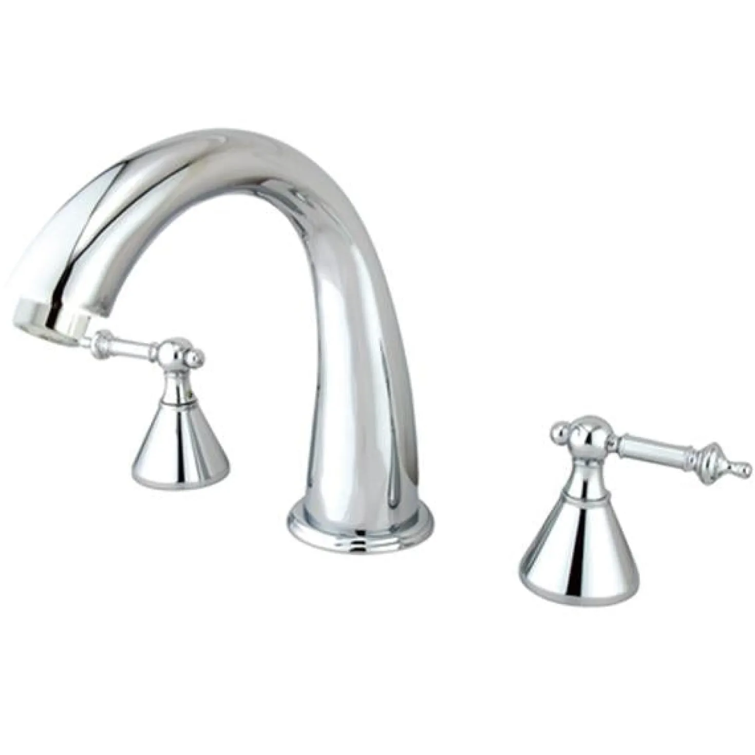 Kingston Brass Royale Contemporary Two Handle Roman Tub Filler