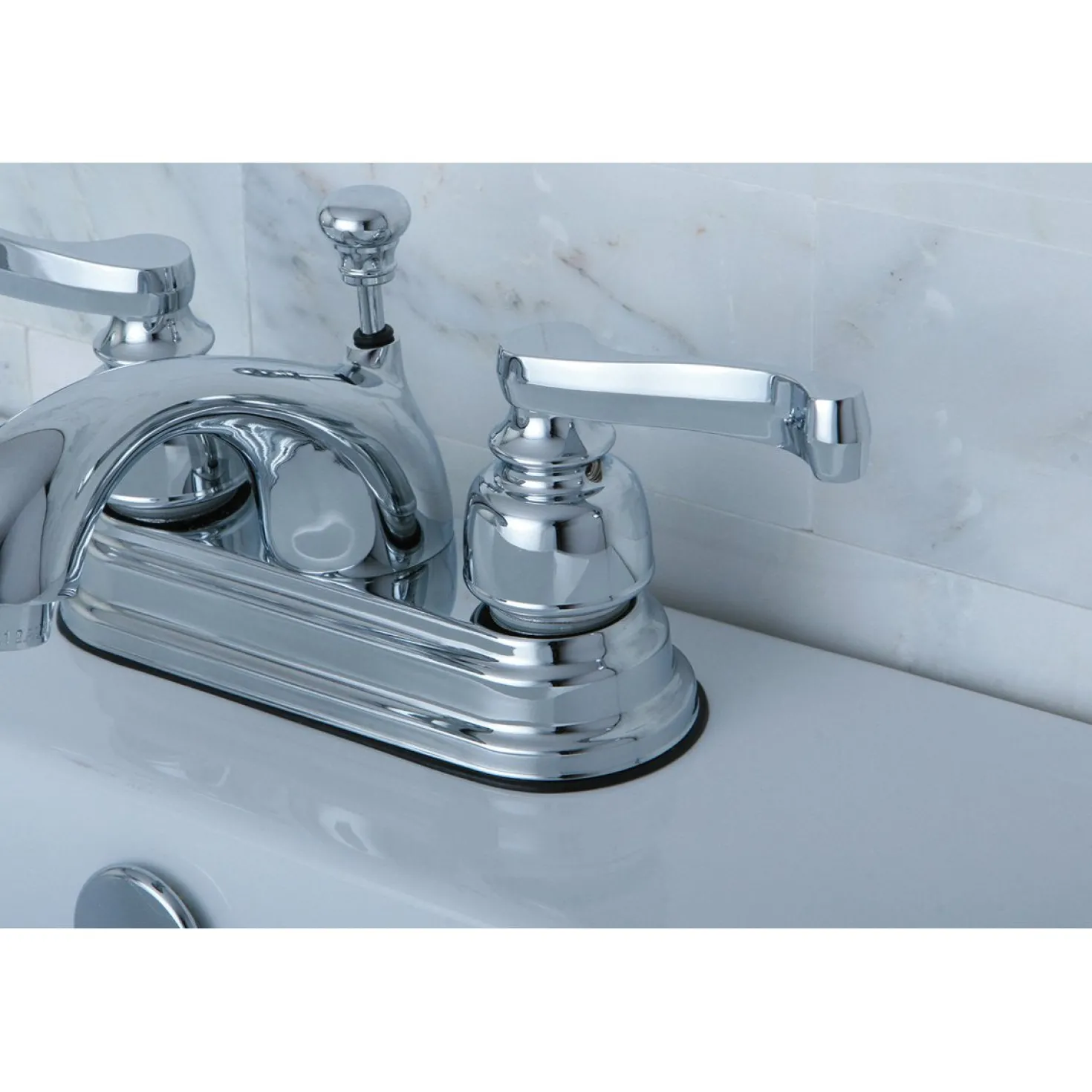 Kingston Brass Royale Deck Mount 4" Centerset Bathroom Faucet