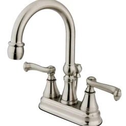 Kingston Brass Royale 2-Handle 4-Inch Centerset Deck Mount Bathroom Faucet