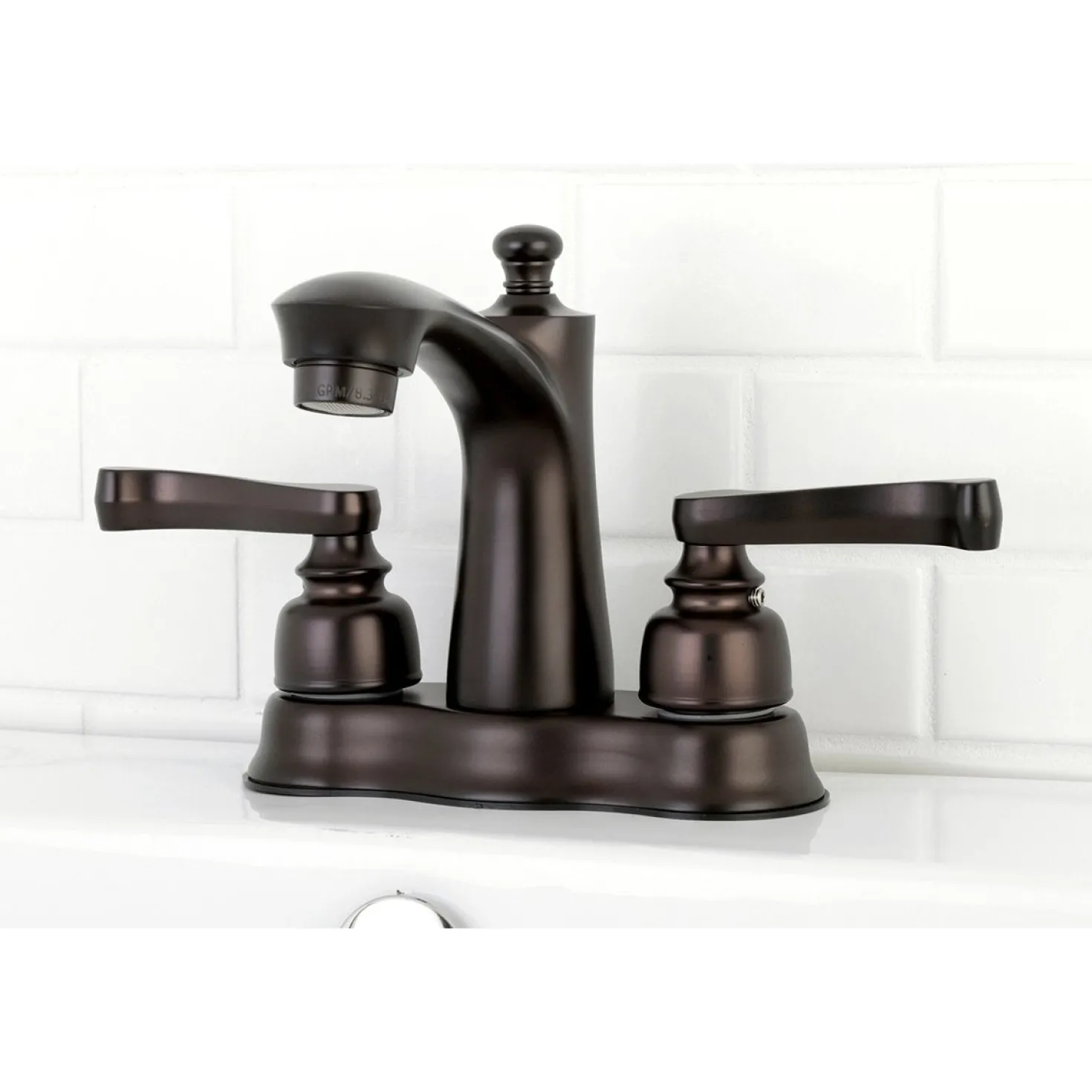 Kingston Brass Royale 4-Inch Centerset Bathroom Faucet
