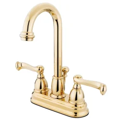 Kingston Brass Royale 4-Inch Centerset Deck Mount Bathroom Faucet