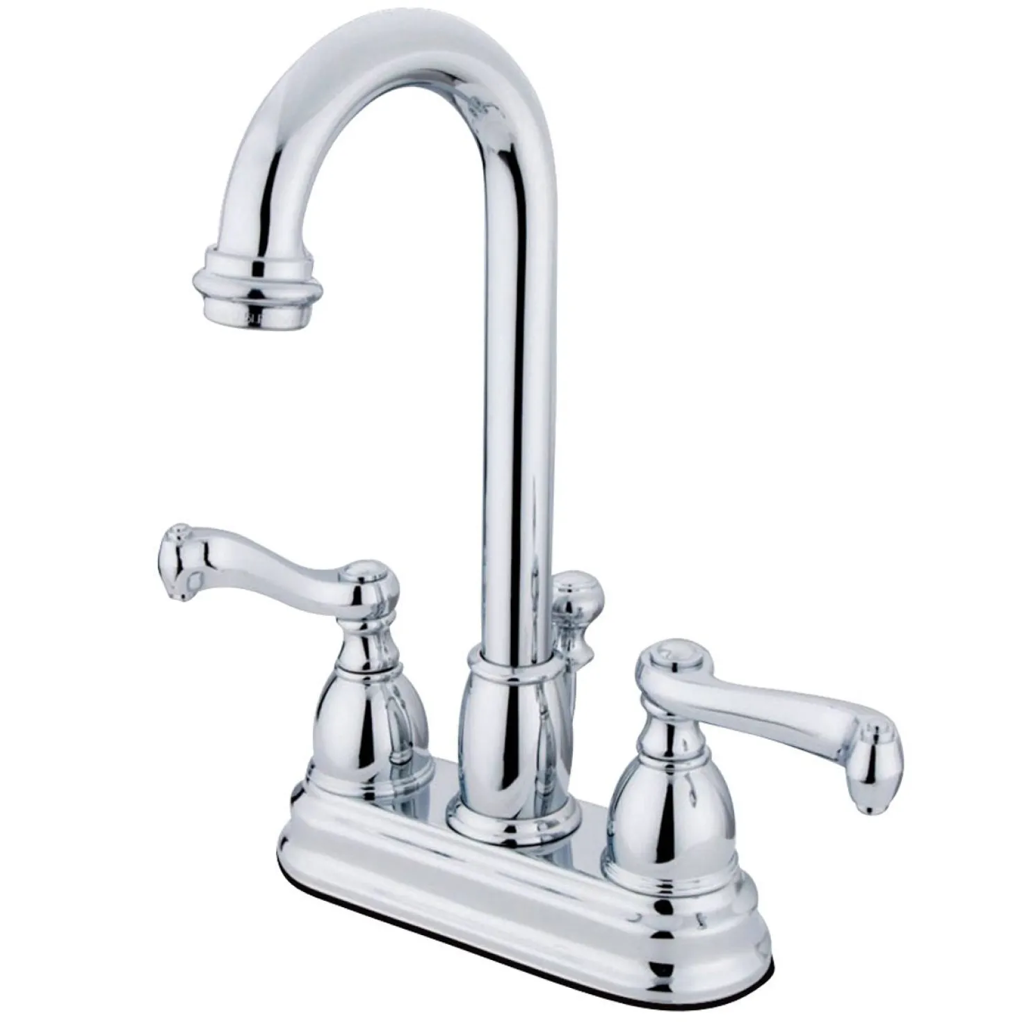 Kingston Brass Royale 4-Inch Centerset Deck Mount Bathroom Faucet