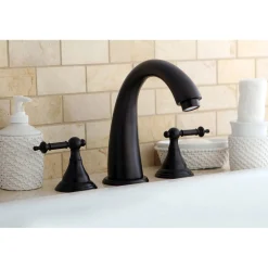 Kingston Brass Royale Lever-Handle Roman Tub Filler