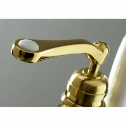 Kingston Brass Royale Single Handle Freestanding Roman Tub Faucet with Hand Shower