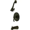 Kingston Brass Royale Single Handle Tub and Shower Faucet in Oil Rubbed Bronze