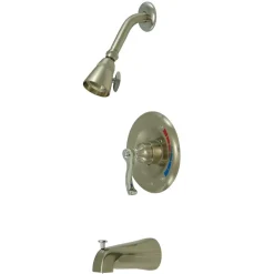 Kingston Brass Royale Single Handle Solid Brass Tub and Shower Faucet