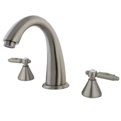 Kingston Brass Royale Solid Brass Three Hole Two Handle Roman Tub Filler