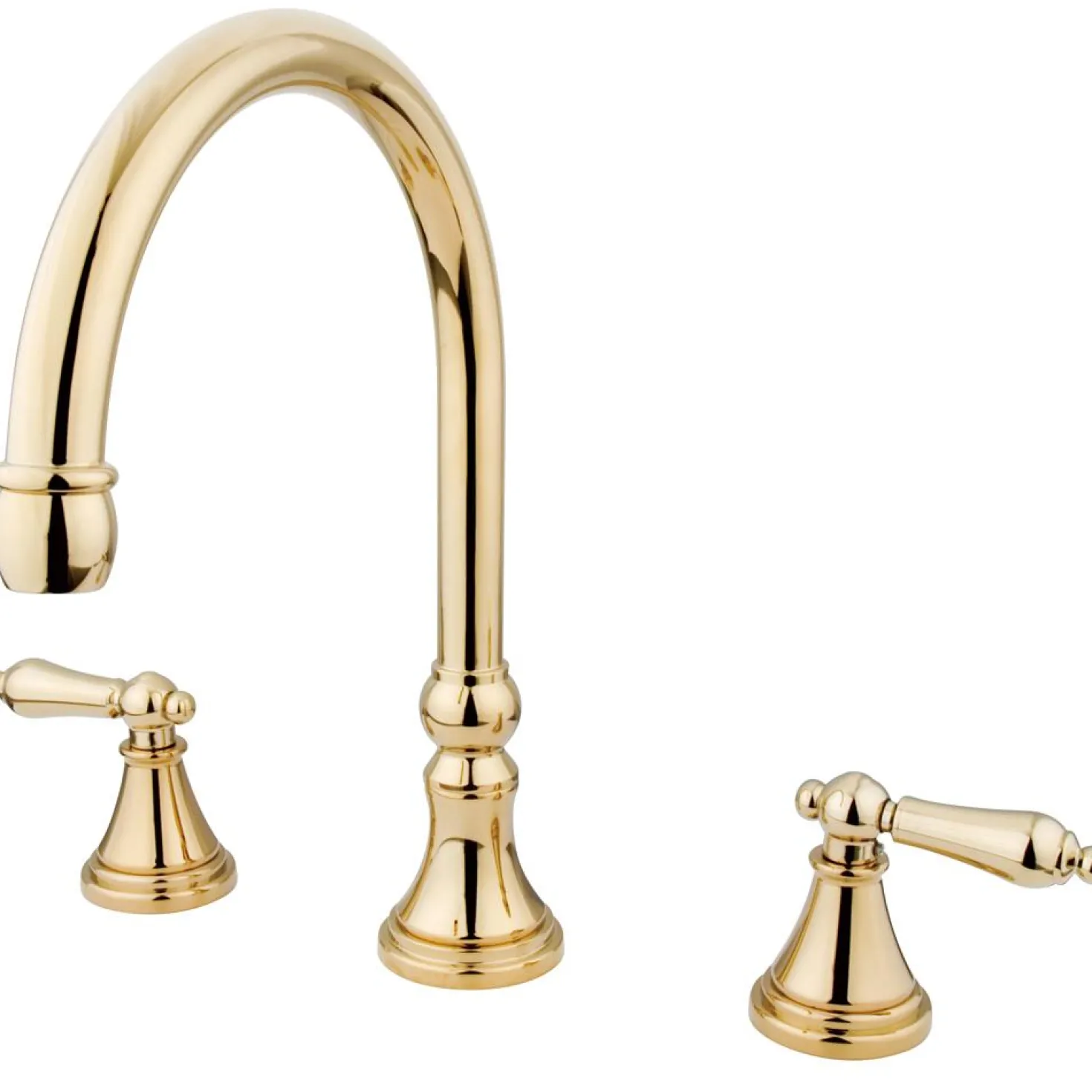 Kingston Brass Royale Solid Brass Two Handle Roman Tub Filler