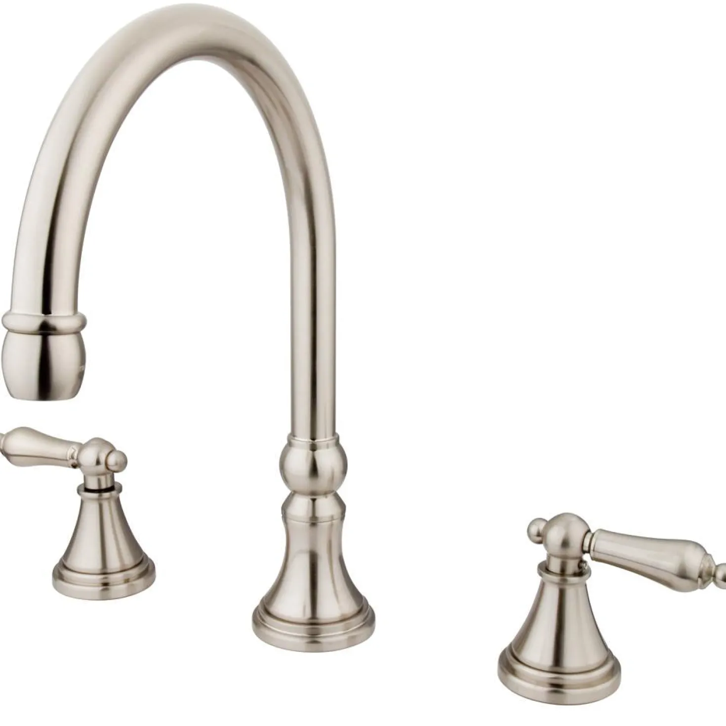 Kingston Brass Royale Solid Brass Two Handle Roman Tub Filler