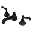 Kingston Brass Royale 8" to 16" Widespread Two Handle Lavatory Faucet with Brass Pop-up