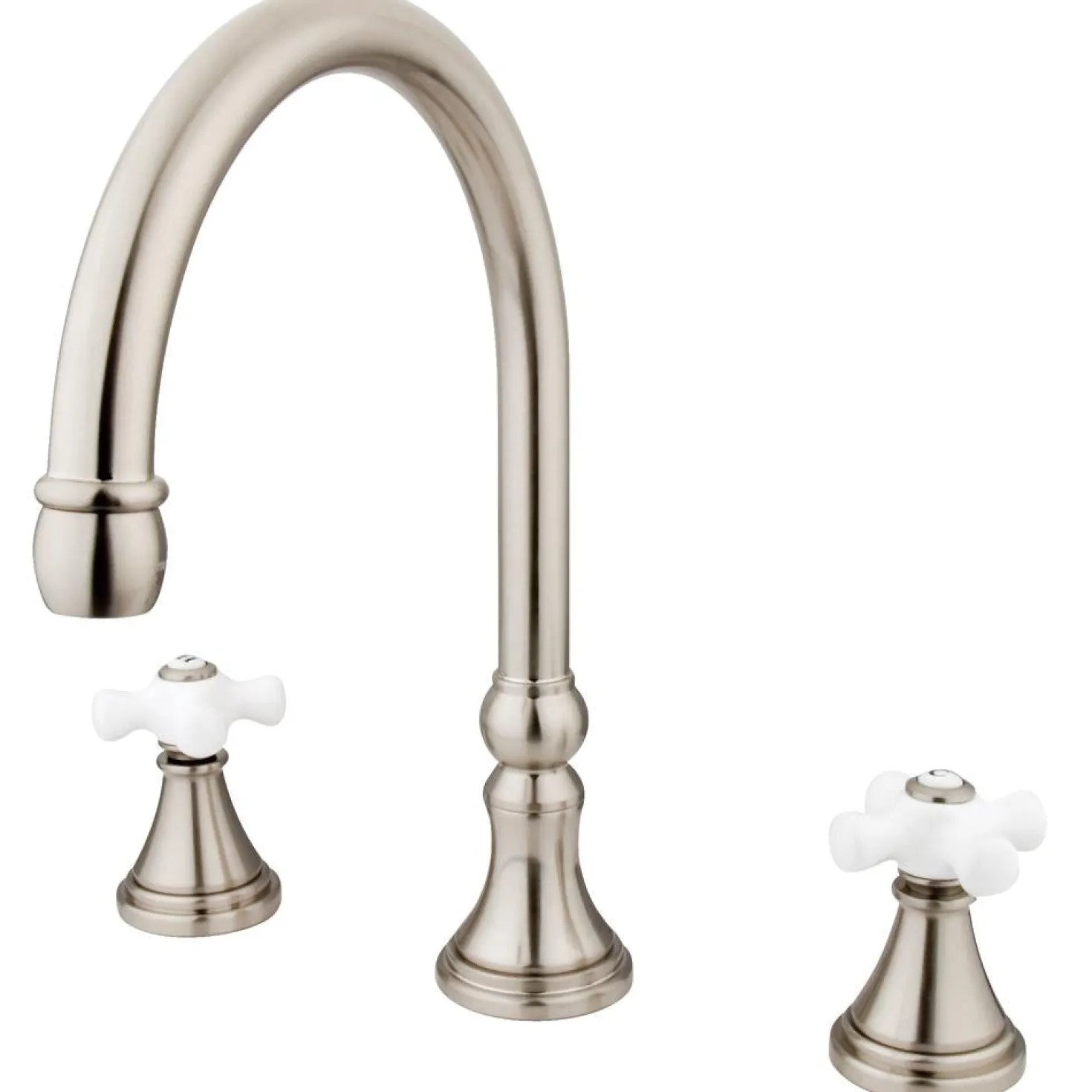 Kingston Brass Royale Two Handle 8" to 16" Widespread Roman Tub Filler