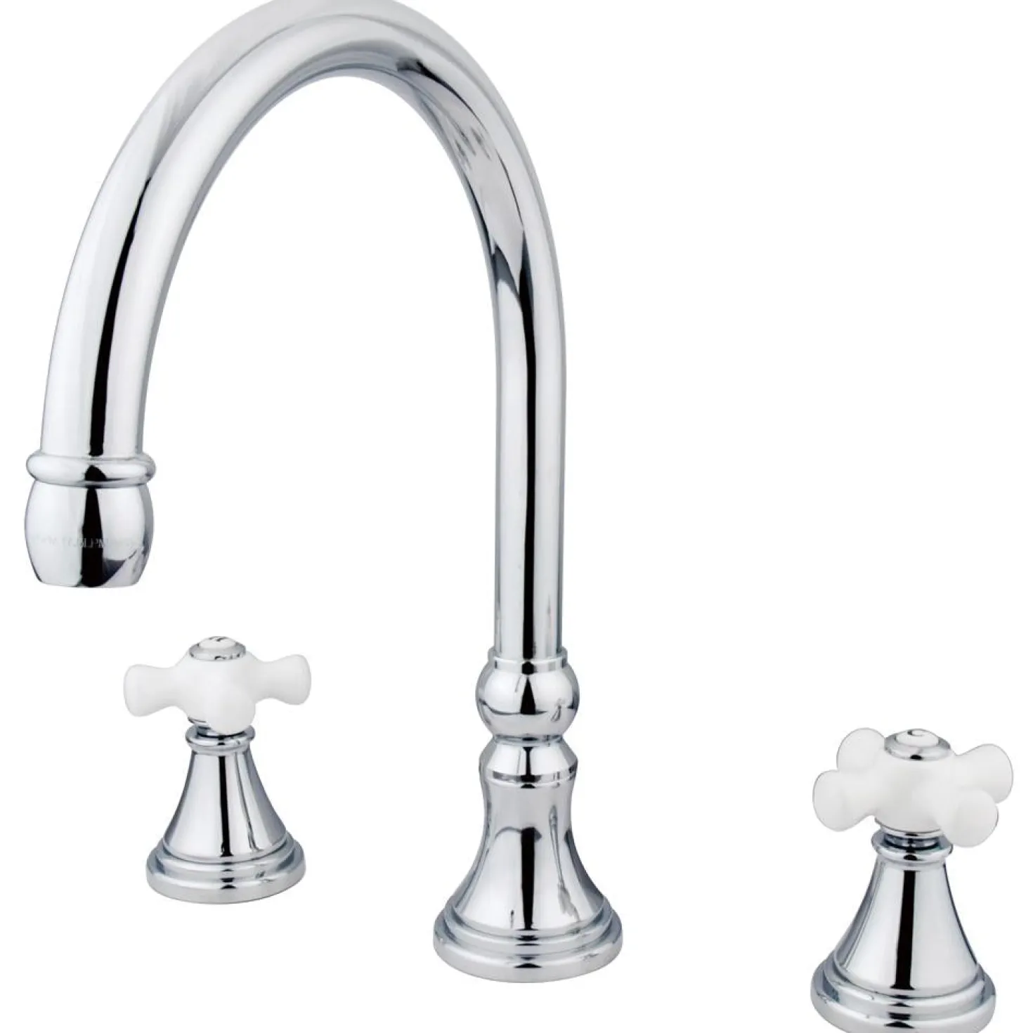 Kingston Brass Royale Two Handle 8" to 16" Widespread Roman Tub Filler