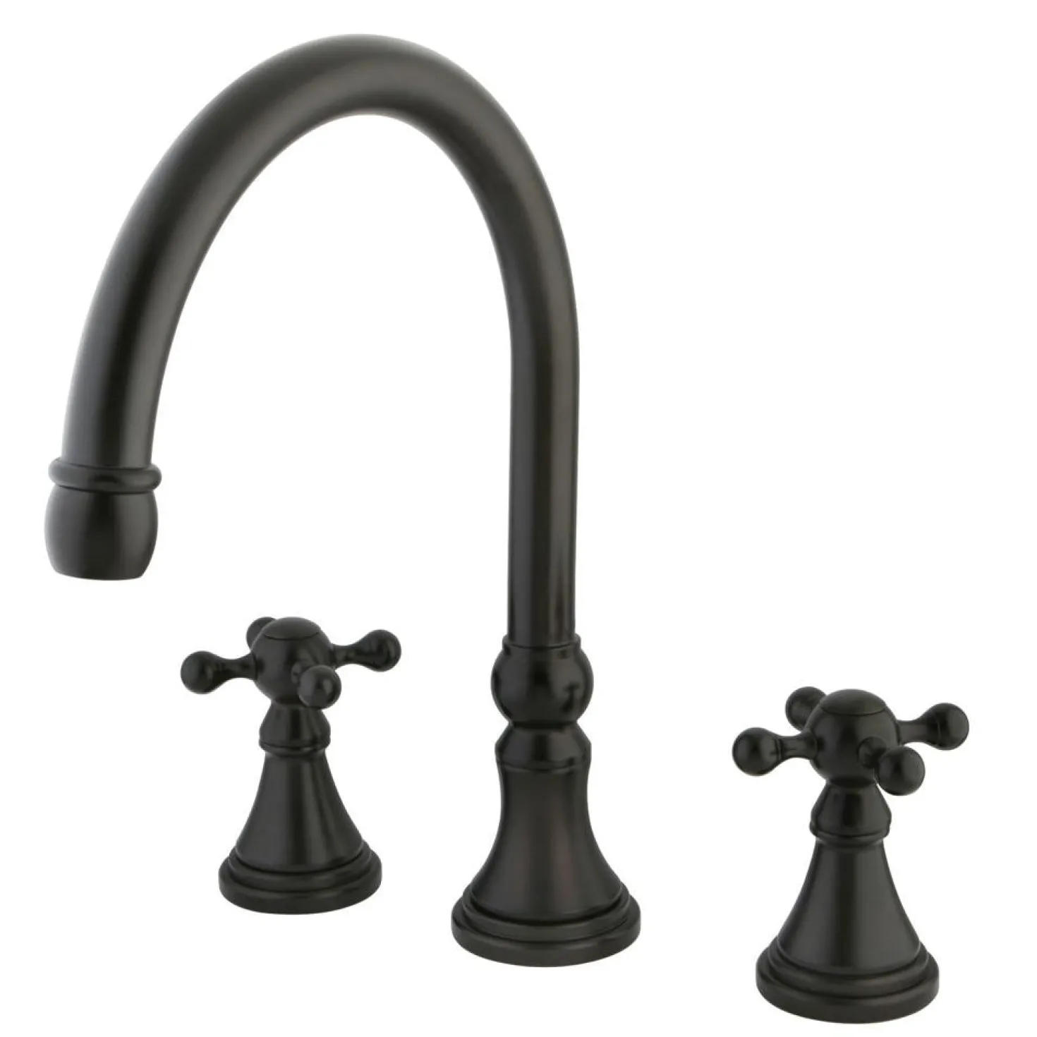 Kingston Brass Royale Two Handle Solid Brass Roman Tub Filler