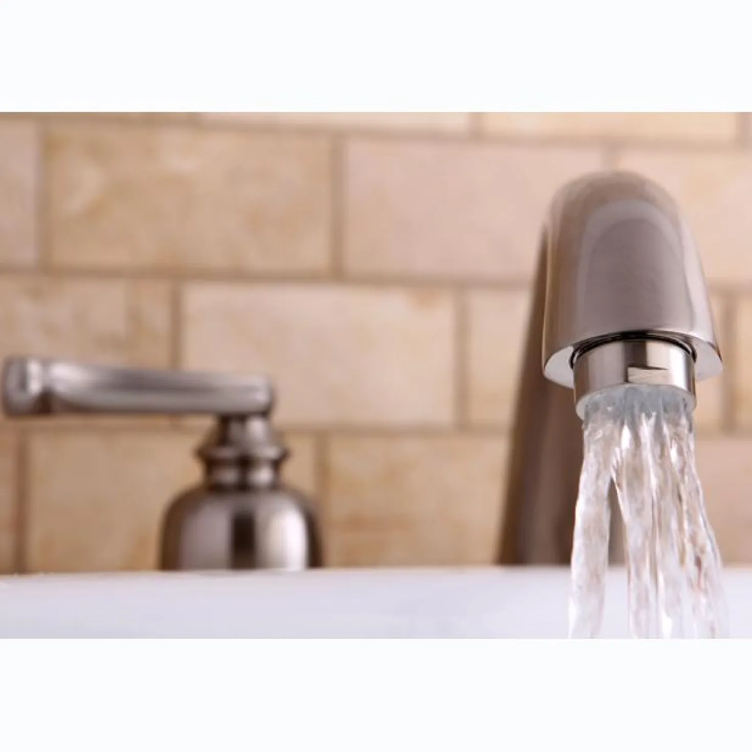 Kingston Brass Royale Two Handle Roman Tub Filler in Satin Nickel