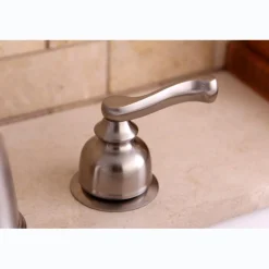 Kingston Brass Royale Two Handle Roman Tub Filler in Satin Nickel