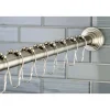 Kingston Brass SCC271X-P Adjustable Shower Rod and Shower Ring Set