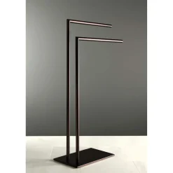 Kingston Brass SCC832X-P Edenscape Pedestal Dual Towel Rack