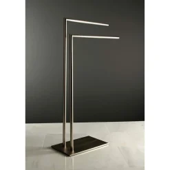 Kingston Brass SCC832X-P Edenscape Pedestal Dual Towel Rack
