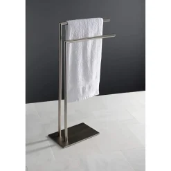 Kingston Brass SCC832X-P Edenscape Pedestal Dual Towel Rack