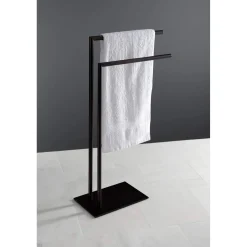 Kingston Brass SCC832X-P Edenscape Pedestal Dual Towel Rack