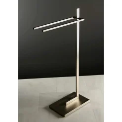 Kingston Brass SCC860X-P Edenscape Pedestal Dual Towel Rack