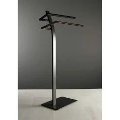 Kingston Brass SCC839X-P Edenscape Pedestal Dual Towel Rack
