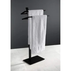 Kingston Brass SCC839X-P Edenscape Pedestal Dual Towel Rack