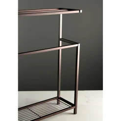 Kingston Brass SCC836X-P Edenscape Freestanding Iron Towel Rack