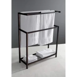 Kingston Brass SCC836X-P Edenscape Freestanding Iron Towel Rack