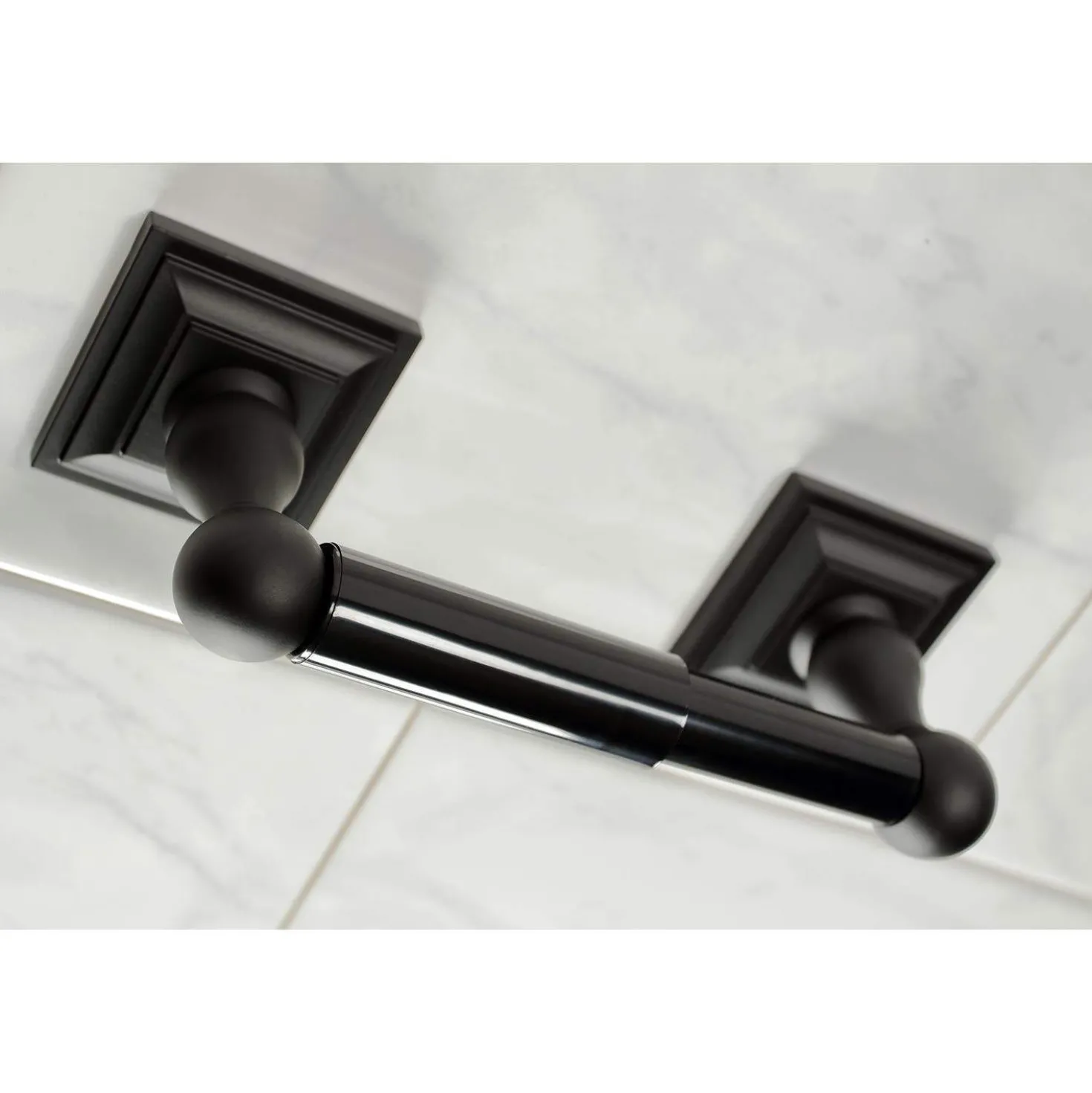 Kingston Brass Serano 5-Piece Bathroom Accessory Set in Black